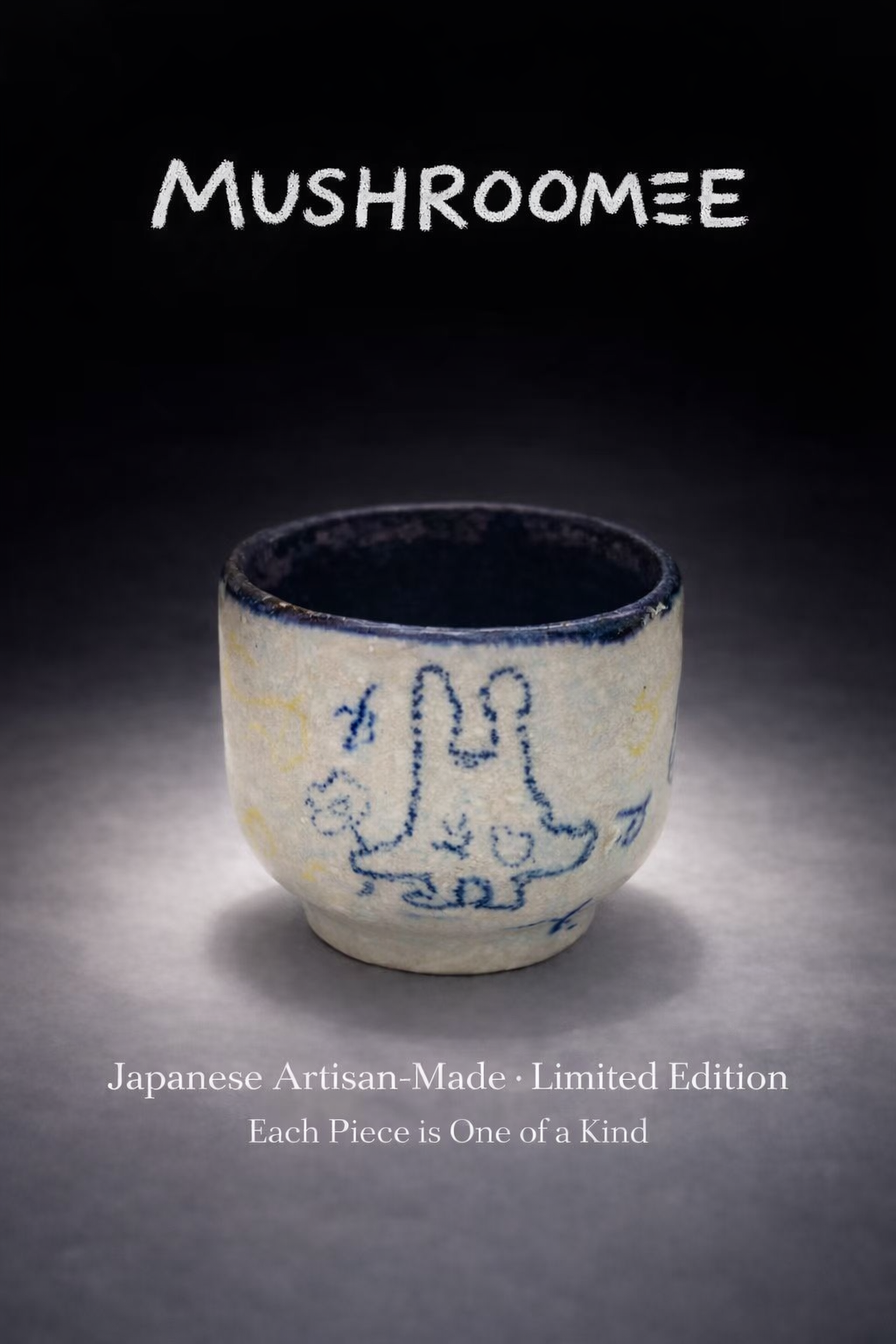 'MUSHROOMEE' Hand-Made Mini Tea Cup